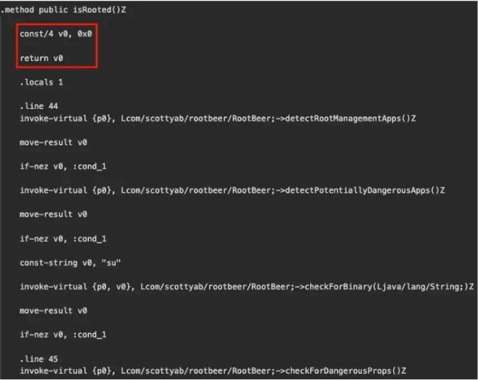 Bytecode (Smali) Patching Android