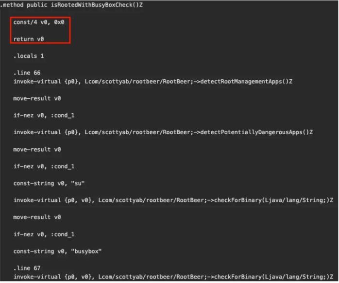 Bytecode (Smali) Patching android